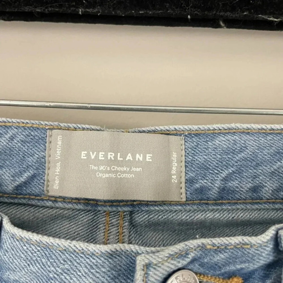 Everlane The '90s Cheeky Organic Cotton Jeans Size 24 Reg - Picture 3 of 7